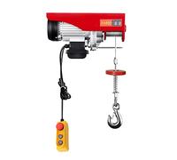 Verricello elettrico, 1450 W, 32,8 ft/min, protezione IP40, interruttore di confine automatico, motore silenzioso, doppia corda 1763 lbs,altezza di sollevamento: 10 m, per officina, magazzino