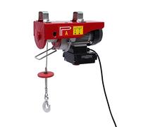 Verricello elettrico, 200 kg, con finecorsa elettrica, altezza di sollevamento 12 m, 510 W, verricello elettrico con telecomando, distanza 100 - 200 m
