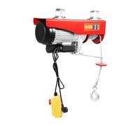 Verricello elettrico 220 V, verricello elettrico 220 V, cavo elettrico per verricello elettrico, 12 m, corda in acciaio, protezione a doppia fune, agricoltura, officina, montaggio su palchi