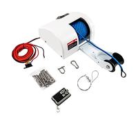 Verricello elettrico, 45lbs, 12 V, verricello elettrico con telecomando, per barche con controllo wireless