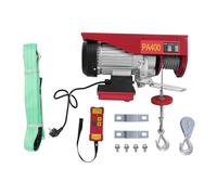 Verricello elettrico, 850 W, con telecomando, altezza di sollevamento 12 m, da 200 kg fino a 400 kg, per cantieri, fabbriche