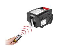 Verricello Elettrico con Comando a Distanza Cavo Uniko 300 w 907 kg 9,14 mt