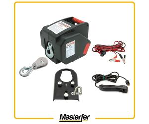 Verricello elettrico da 12 V Ribitech PE12V 900 kg telecomando paranco argano