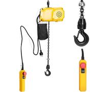 Verricello elettrico da officina a catena, portata 300 kg, portata 3 m.