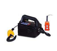 Verricello elettrico, Paranco elettrico portatile, gru portatile for uso domestico Argano a mano Paranco a fune 100 kg 200 kg 300 kg 500 kg(200kg 19m)