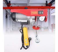 Verricello elettrico per gru, verricello motore con telecomando, fune elettriche, per ascensore, 400/800 kg