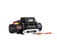 Verricello For Auto Elettrica 13500LBS 12V For 4X4 92FT Corde For Rimorchio Sintetiche Cinghia Di Traino Con Controllo Wireless ATV Camion Fuoristrada Facile Da Usare
