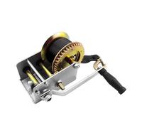 Verricello manuale, 2 Pezzi Verricello Manuale 2500 Libbre/1130 Kg 8 M Cinghia Sintetica Lunga Tessitura Rimorchio Per Barca Per Auto,per roulotte e rimorchio per barche