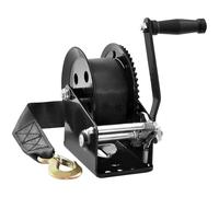 Verricello manuale 725kg, cinghia 10m, cricchetto, gancio forg., barche, rimo...