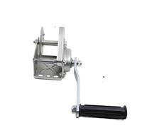 Verricello manuale 800lb Gancio cordless Mini verricello manuale Paranco freno autobloccante a due vie for auto, lavori domestici, movimentazione merci,Resistente e affidabile(CordLess)