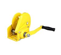 Verricello manuale a mano, 816,5 kg, autobloccante a cavo, rullo portatile resistente per rimorchio e sollevamento