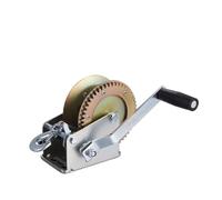 Verricello manuale a mano nera da 1600 libbre di alta qualità, verricello for verricello for barche con verricello con cinghia for ancoraggio(D)