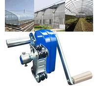 Verricello manuale a manovella per serra, arrotolabile superiore o laterale, per ventilazione e calore in agricoltura e bestiame, sistema a manovella facile da usare