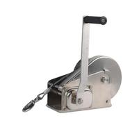 Verricello Manuale, Argano manuale in acciaio inossidabile 304 da 1800 libbre, argano manuale autobloccante bidirezionale, piccolo strumento di sollevamento antiruggine for acque reflue