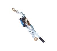 Verricello manuale con cavo, tenditore a cricchetto con doppio gancio - Strumento di trazione del cavo | Per tirare, crimpare, rimorchio, giardino, imballaggio, cornice, terrazza, ringhiera, porta e