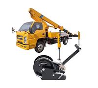 Verricello manuale con cricchetto e corda da 10 m fino a 1100 kg, traduzione 4:1 8:1 per barca, rimorchi e lavori di sollevamento