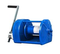 verricello manuale, mano pesante, Argano manuale a cricchetto a 2 vie con vite senza fine da 0,5 a 3 tonnellate for rimorchi, camion e barche(Load: 2T/4400lb)