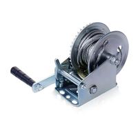 verricello manuale, mano pesante, Argano manuale for impieghi gravosi, argano manuale a cricchetto bidirezionale, capacità multiple, 600-3000 libbre, cavo in acciaio da 8-20 m(15m2000lbs)