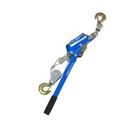 Verricello Manuale, Tenditore for filo in acciaio ad alto tenore di carbonio con paranco a leva manuale, strumento for stringere il filo a gru a doppio gancio multifunzione antiruggine durevole(1T)