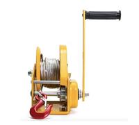 Verricello manuale, Verricello A Mano Autobloccante In Acciaio Inox Per Barche Camion Paranco Di Sollevamento Manuale Automatico,per roulotte e rimorchio per barche(1200 lbs 20 meters+hook)