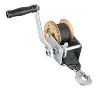 Verricello manuale versatile, da 500 a 3.500 libbre, ideale per trainare, sollevare e tirare - Costruzione in acciaio resistente per uso esterno nero 1600lbs(8m)