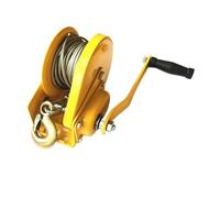Verricello per rimorchio, Argano a mano autobloccante da 1200 libbre, verrillo marino con cavo metallico, set di verrilli,per auto camion barca