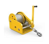 Verricello per rimorchio, Argano manuale, paranco a manovella autobloccante bidirezionale, di trazione, gru sollevamento for piccole famiglie,per auto camion barca(1200pounds)