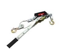 Verricello per Rimorchio Attrezzo for strinre l'estrattore manuale for cavi da 1-4 tonnellate, estrattore for argano for in acciaio Mini tenditore Strumenti di sollevamento a doppio gancio(2 Ton)
