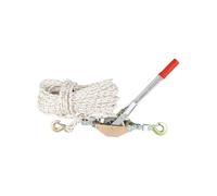 Verricello per Rimorchio Estrattore for fune da 0,75 tonnellate, verricello con 2 ganci, strumento di estrazione a cricchetto for carichi pesanti for lo spostamento barche che trasportano tronchi