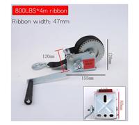 Verricello per Rimorchio Imbracatura for tessitura for verricello manuale portatile automatica for camion da 800 libbre 4 m, imbracatura for sollevamento utensili manuali(6M)