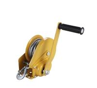 Verricello per Rimorchio Trattamento termico degli ingranaggi Verricello manuale con freno automatico da 1200 libbre, verricello for barche sollevamento verticale for rimorchio for, treppiede(B)