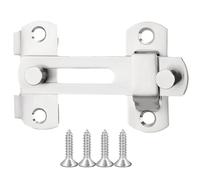 Verrou de Porte Coulissante Serrure de Porte Loquet à Bascule Boulon