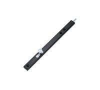 Verrou ou loquet vertical noir avec pointe - 250 mm