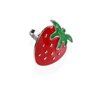 Versa Anello portatovaglioli Metallo Lega di Zinco 5,5 x 4,5 x 4,5 cm Fragola