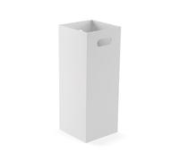 VERSA Basic White - Portaombrelli in Legno MDF, 53 x 21 x 21 cm, Colore: Bianco