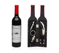 Versa Bottiglia Set 5 Utensili Gran Riserva H 32 Cm D 7 Cm Scatola Litografata