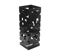 VERSA Design Portaombrelli per Ingresso, Corridoio, Camera, Giardino. Portaombrelli Piccolo e Moderno, Misure (A x L x l) 52 x 19 x 19 cm, Metallo, Colore Nero