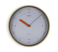 Versa Orologi da parete in stile classico, misure (altezza x larghezza x profondità) 30 x 4 x 30 cm, colore: bianco