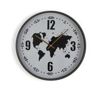 Versa Orologio da parete Metal Mapamondo 4,1 x 40,6 x 40,6 cm - Marca EAN: 8420327560490