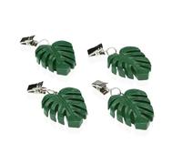 Versa Pinza di Supporto per tovaglie, Metallo, polietilene, Lega di Zinco, 5 x 4 cm, 4 Pezzi