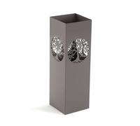 Versa Portaombrelli Albero della Vita Grigio Metallo Ferro 15 x 49 x 15 cm