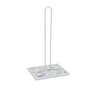 Versa Portarotolo di carta da cucina pesce metallo acciaio legno MDF 16,5 x 31 x 13 cm