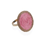 E_0002_S3412335 Versa Anello portatovagliolo Versa Rosa Metallo Carta 5 x 4,5 x