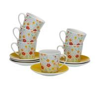 Versa Set di Tazze da caffè Fiandre 6 unità Porcellana