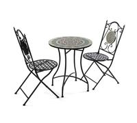 Versa Set Tavolo con 2 Sedie Baffin 60 x 71 x 60 cm