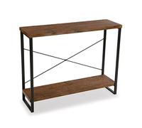 VERSA Taline Consolle Ingresso, Tavolo Consolle, Tavolino Ingresso, Tavolo Salotto, Mobile Ingresso, Misure (A x L x l) 80 x 30 x 100 cm, Legno e Metallo, Colore Nero