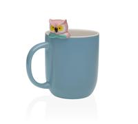 Versa Tazza Gufo 390 Ml Porcellana Blu