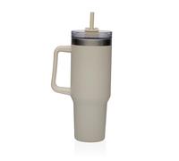 Versa Tazza Termica H 22 Cm D 8 Cm Acciaio Polipropilene Beige