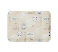 Versa Vassoio Seaside Polietilene RPET 27 x 2,2 x 38 cm