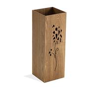 Versa Portaombrelli Fiori Legno Mdf (22 X 48 X 22 Cm) Colore:naturale S_0301_S34